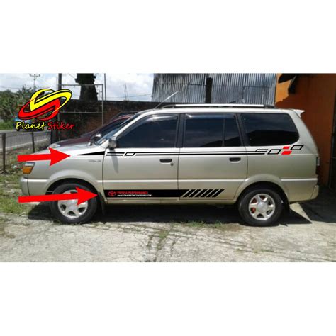 Jual Cutting Sticker Stiker Mobil List Stripe Kijang Grand Kijang