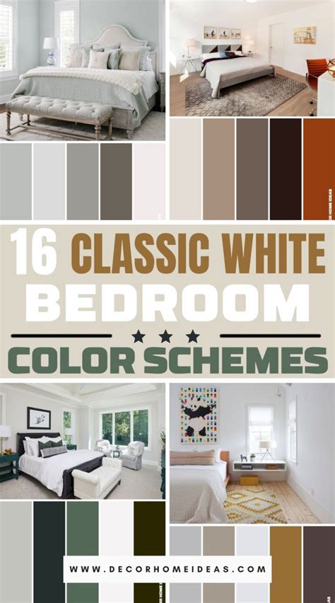 16 Classic White Bedroom Color Schemes That Redefine Timeless Elegance ...