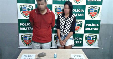 G1 Polícia Prende Casal Flagrado Com Droga Em Blitz Na Z Norte De Manaus Notícias Em Amazonas