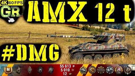 World Of Tanks Amx T Replay Kills K Dmg Patch Youtube