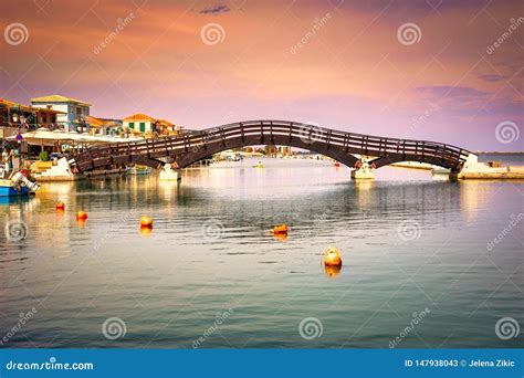 Bridge In Lefkas Town Greece Stock Image Image Of Destination