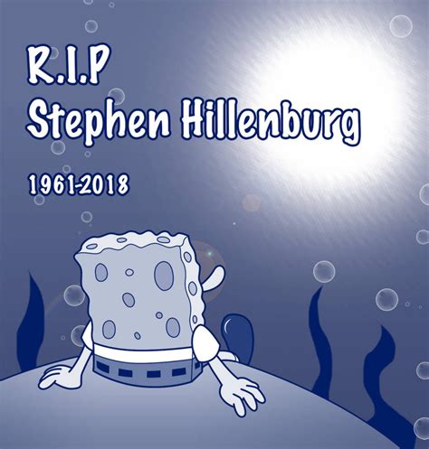 Rip Stephen Hillenburg By Missd76 On Deviantart Spongebob