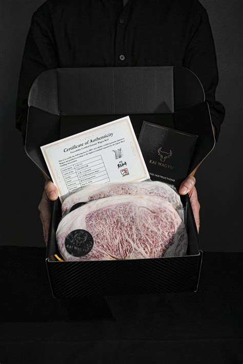 Japanese A5 Wagyu Ribeye A Certificate Of Authenticity And Cooking