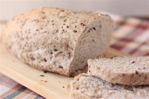 Sliced Wholemeal Bread With Seeds Stock Image Image Of Slice Healthy 12781333