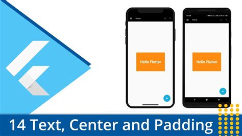 Flutter Tutorial 14 Text Center And Padding Widget YouTube