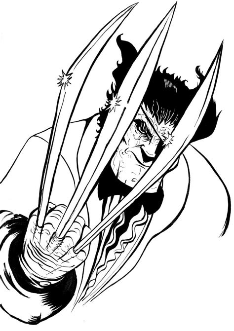 Dibujos De Wolverine Para Colorear Para Colorear Pintar E Imprimir