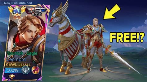 Leomord Msc Skin Is Finally Here For Free Thank You Moonton Youtube