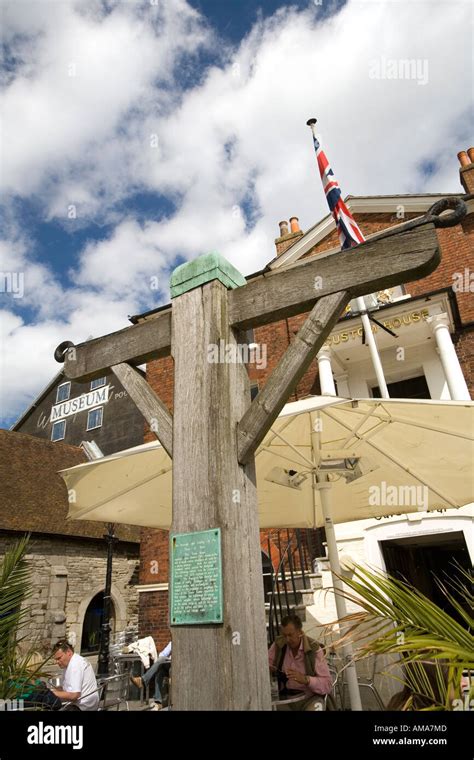 Uk Dorset Poole Old Town Quay Old Custom House The Town Beam Stock