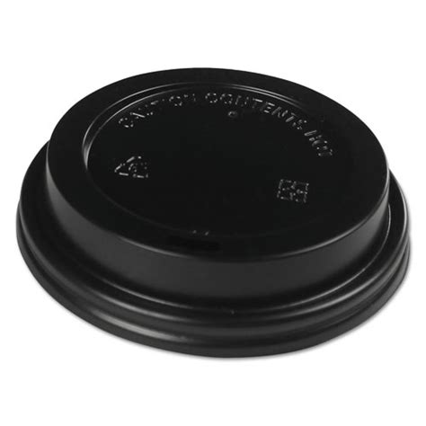 CrystalWare Hot Cup Lids Fits Oz To Oz Hot Cups Black Case Mastersupplyonline