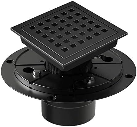 Orhemus Square Shower Floor Drain With Removable Cover Grid Grate