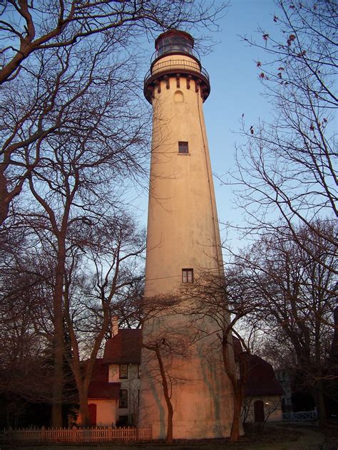 Grosse Point Lighthouse Evanston Illinois Beautiful Mor Flickr