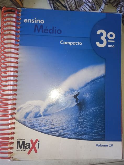 Apostila Maxi Ensino Medio Compacto Ano Volume Livro Usado