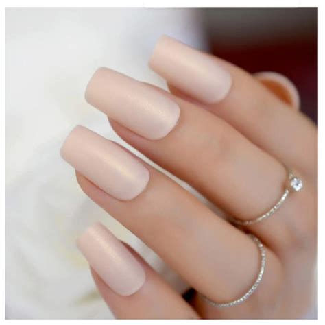 Buy VIKSON INTERNATIONAL 24 Pcs Press On Gorgeous Nude Golden Matte