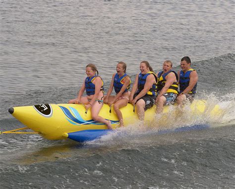 5 Person Max Towed Banana Buoy Custom Chutes 6 Person Max