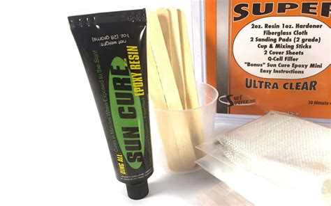 Ding All Surfboard Super Reparatur Set Epoxy Buster Surfboards Shop