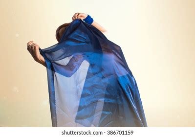 Naked Woman Dancing Big Fabric Stock Photo 386701159 Shutterstock
