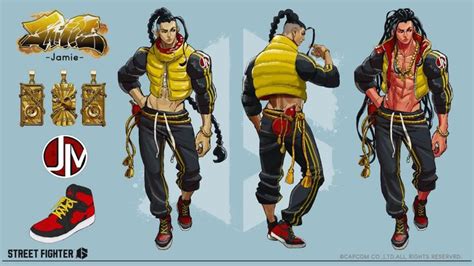 An Image Of Some Character Designs For The Game Street Fighter With