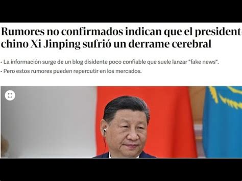 Xi Jinping aparece todo serelepe Ué mas ele não tinha sofrido um