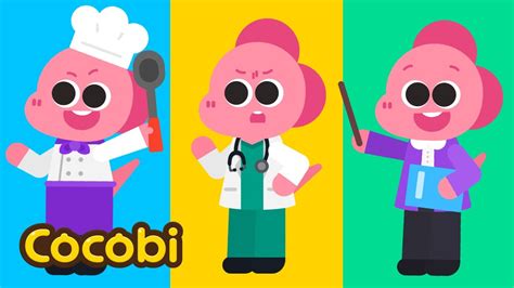 Learn About Jobs! | Educational Songs Compilation | Cocobi - YouTube
