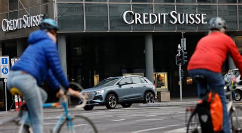 Banking Crisis Credit Suisse Shares Plunge To Record Low Trading