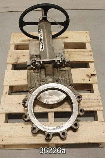 Used Fabri Hand Operated Knife Gate Valve For Sale At Can Am