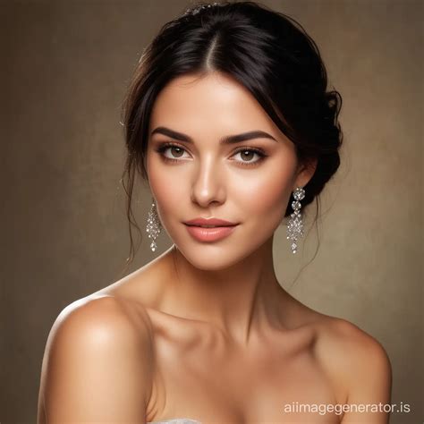 Timeless Beauty Elegance And Grace In Midnight Silk Ai Image Generator