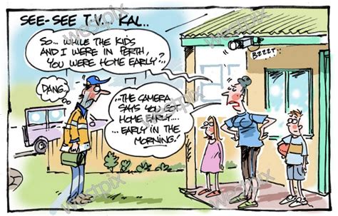 Dean Alston Cartoon See See Tv A Miner Is Westpix