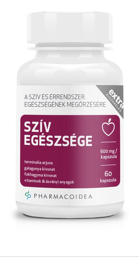 SZÍV EGÉSZSÉGE 60 Kapszula Pharmacoidea Webáruház