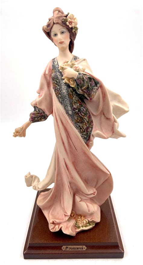 Sold Price Giuseppe Armani Figurine Lady W Flowers January 6 0122 1200 Pm Est