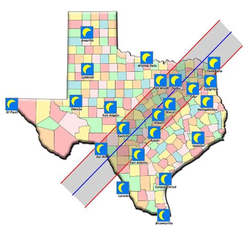 2024 Solar Eclipse Path And Times Texas Elke Nicoli