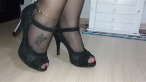 Black Pantyhose Sandals Tease Nylon Amateur Porn XHamster