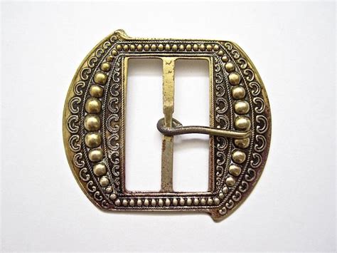 Vintage Stamped Brass Buckle Uncanny Artist