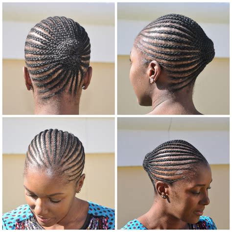 Side Plait Hairstyle Natural Hair Braids Cornrows Natural Hair