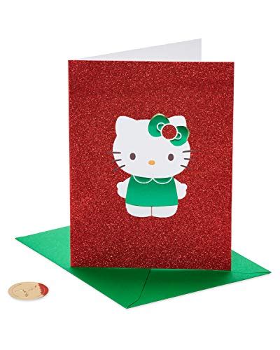 Papyrus Hello Kitty Christmas Cards Boxed With Envelopes, Warmest Wishes Of The Season (12-Count ...