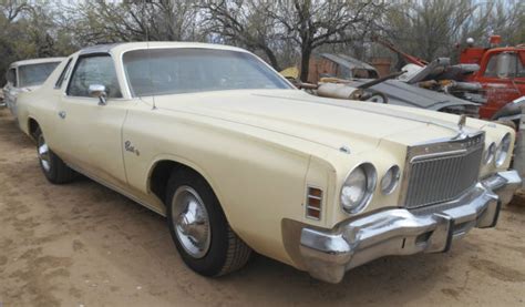 Seller Of Classic Cars 1977 Chrysler Cordoba Light Yellowsaddle