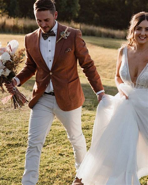 Country Wedding Attire Casual Wedding Suit Fall Wedding Attire