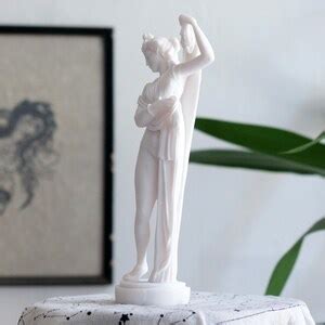 Tanagra Statue Ancient Greek Naked Woman Marble Home Decor Etsy