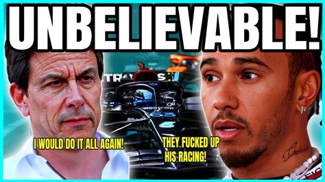 Oh My Hamilton S REVELATION Caught Mercedes By Surprise F1 News