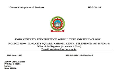 How to Download the 2023/2024 JKUAT Admission Letter(PDF Download) - A ...