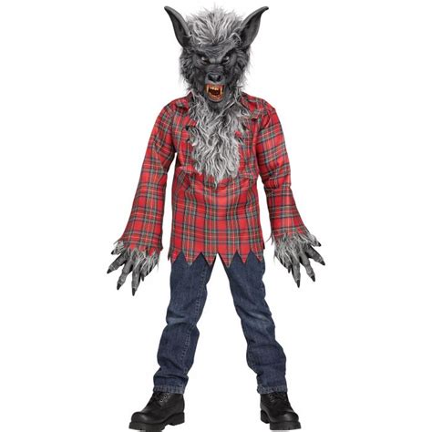 Silver and Grey Werewolf Child Costume – Nightmare Toys