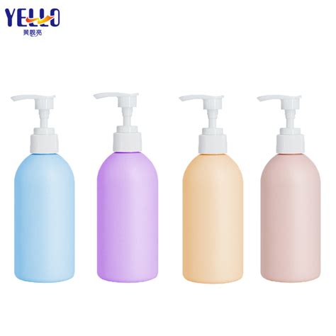 Custom Luxury Purple Pink Hair Serum Shampoo And Conditioner Bottle