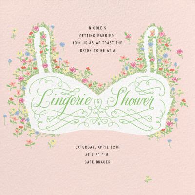 Lingerie Shower Invitations Send Online Instantly Rsvp Tracking