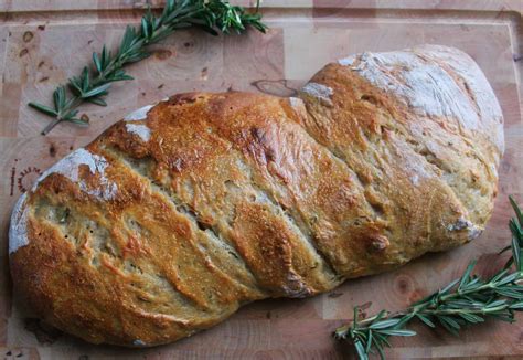 At The Immigrants Table Rosemary Sourdough Bread