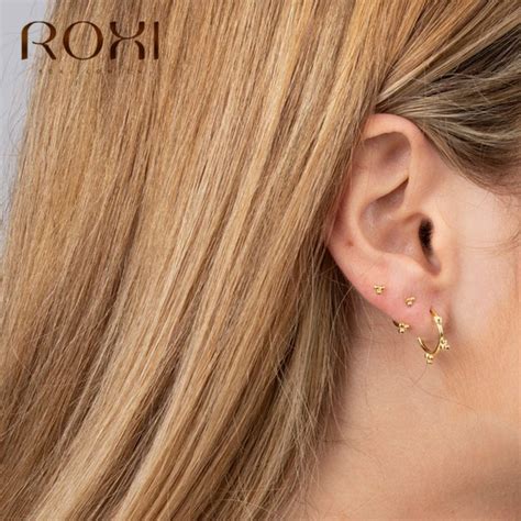 Roxi 925 Sterling Zilver Drie Bal Stud Oorbellen Z Grandado