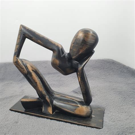 Modern Abstract Sculpture Statues 8.66 Inches Sculpture Art - Etsy