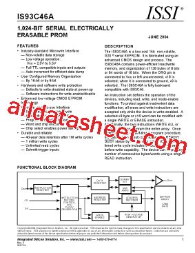 Is C A Datasheet Pdf Integrated Silicon Solution Inc