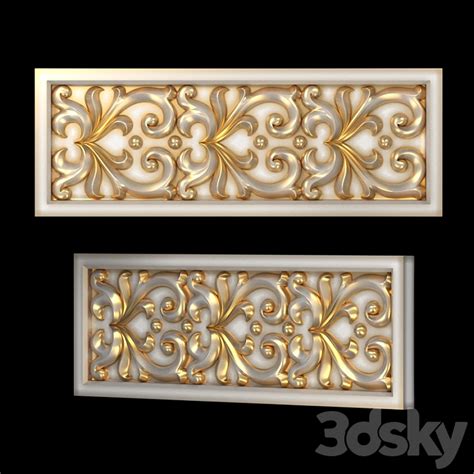 Dekor Panel 165462 Decorative Plaster 3D Model