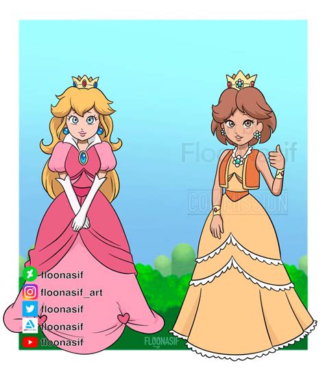 Princess Peach Y Daisy By Floonasif On Deviantart