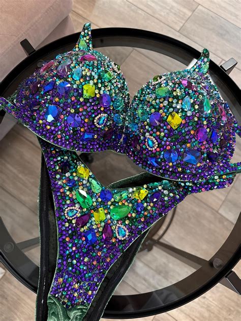 Competition Bikini Suit Custom Stage Bikini Bodybuilding Bikini Wellness Suit Fitness Bikini