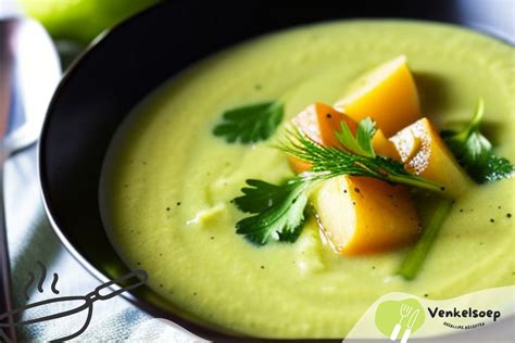 Venkelsoep Met Aardappel En Selderij Voor Een Koude Winterdag